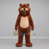 Custom Brown and Tan Bear Mascot Costume Adult Full Body Suit for Wildlife Events