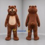 Custom Brown and Tan Bear Mascot Costume Adult Full Body Suit for Wildlife Events