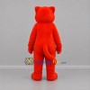 Custom Red and White Cat Mascot Costume Adult Full Body Suit for Children's Events