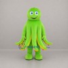 Custom Green and Yellow Octopus Mascot Costume Adult Full Body Suit for Ocean Events