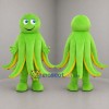 Custom Green and Yellow Octopus Mascot Costume Adult Full Body Suit for Ocean Events