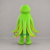Custom Green and Yellow Octopus Mascot Costume Adult Full Body Suit for Ocean Events