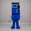 Custom Blue Train Mascot Costume Adult Full Body Suit for Children's Events