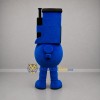 Custom Blue Train Mascot Costume Adult Full Body Suit for Children's Events