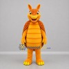 Custom Orange and Yellow Armadillo Mascot Costume Adult Full Body Suit for Wildlife Events