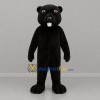 Custom Black Beaver Mascot Costume Adult Full Body Suit for Nature Events