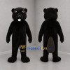 Custom Black Beaver Mascot Costume Adult Full Body Suit for Nature Events