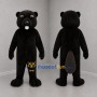 Custom Black Beaver Mascot Costume Adult Full Body Suit for Nature Events