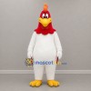 Custom White Red and Yellow Rooster Mascot Costume Adult Full Body Suit for Farm Events