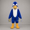 Custom Blue White and Yellow Bird Mascot Costume Adult Full Body Suit for Sports Events