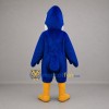 Custom Blue White and Yellow Bird Mascot Costume Adult Full Body Suit for Sports Events