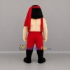 Custom Red and Black Pirate Mascot Costume Adult Full Body Suit for Costume Parties