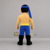 Custom Blue and Yellow Pirate Mascot Costume Adult Full Body Suit for Costume Parties