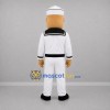 Custom White and Black Sailor Mascot Costume Adult Full Body Suit for Nautical Events