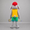 Custom Gray Yellow and Green Rabbit Mascot Costume Adult Full Body Suit for Easter Events