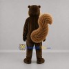 Custom Brown and Tan Squirrel Mascot Costume Adult Full Body Suit for Nature Events