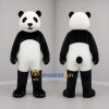 Custom Black and White Panda Mascot Costume Adult Full Body Suit for Wildlife Events
