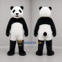 Custom Black and White Panda Mascot Costume Adult Full Body Suit for Wildlife Events