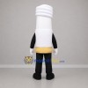 Custom White and Gold Light Bulb Mascot Costume Adult Full Body Suit for Energy Awareness Events