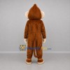 Custom Brown and Tan Monkey Mascot Costume Adult Full Body Suit for Jungle Events