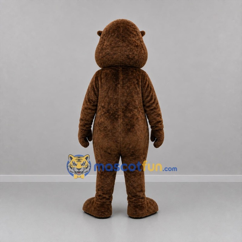 Custom Brown Rodent Mascot Costume Adult Full Body Suit for Wildlife Events
