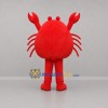 Custom Red and Cream Crab Mascot Costume Adult Full Body Suit for Beach Events