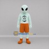 Custom Mint Green and Orange Alien Mascot Costume Adult Full Body Suit for Space Events