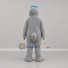 Custom Gray and Blue Seal Mascot Costume Adult Full Body Suit for Aquatic Events