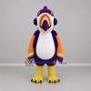 Custom Purple Orange and Yellow Parrot Mascot Costume Adult Full Body Suit for Tropical Events