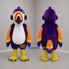 Custom Purple Orange and Yellow Parrot Mascot Costume Adult Full Body Suit for Tropical Events