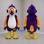 Custom Purple Orange and Yellow Parrot Mascot Costume Adult Full Body Suit for Tropical Events