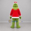 Custom Green and Red Christmas Monster Mascot Costume Adult Full Body Suit for Christmas Events