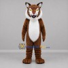 Custom Brown and White Lynx Mascot Costume Adult Full Body Suit for Wildlife Events