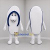 Custom White and Navy Blue Flip Flop Mascot Costume Adult Full Body Suit for Summer Events