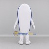 Custom White and Navy Blue Flip Flop Mascot Costume Adult Full Body Suit for Summer Events