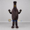 Custom Dark Brown Bottle Mascot Costume Adult Full Body Suit for Product Promotions