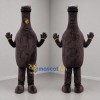 Custom Dark Brown Bottle Mascot Costume Adult Full Body Suit for Product Promotions