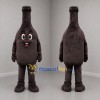Custom Dark Brown Bottle Mascot Costume Adult Full Body Suit for Product Promotions