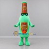 Custom Green and Brown Beer Bottle Mascot Costume Adult Full Body Suit for Beverage Promotions