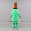 Custom Green and Brown Beer Bottle Mascot Costume Adult Full Body Suit for Beverage Promotions