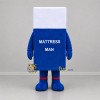 Custom Blue and White Mattress Mascot Costume Adult Full Body Suit for Home Store Promotions
