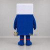 Custom Blue and White Mattress Mascot Costume Adult Full Body Suit for Home Store Promotions