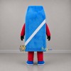 Custom Blue Red and White Car Seat Mascot Costume Adult Full Body Suit for Road Safety Events
