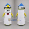 Custom White Blue and Yellow Lighthouse Mascot Costume Adult Full Body Suit for Coastal Events