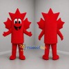 Custom Red Maple Leaf Mascot Costume Adult Full Body Suit for Canada Day Events