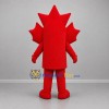 Custom Red Maple Leaf Mascot Costume Adult Full Body Suit for Canada Day Events