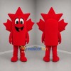 Custom Red Maple Leaf Mascot Costume Adult Full Body Suit for Canada Day Events