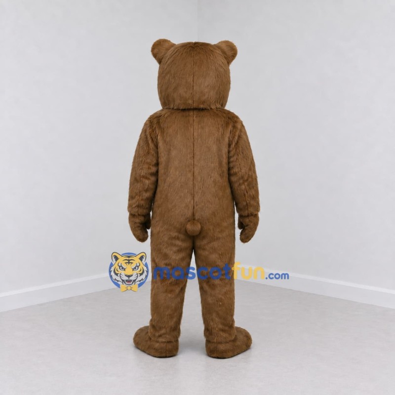 Custom Brown Bear Mascot Costume Adult Full Body Suit for Wildlife Events Custom Brown Bear Mascot Costume Adult Full Body Suit for Wildlife Events