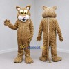 Custom Tan and Brown Spotted Cat Mascot Costume Adult Full Body Suit for Wildlife Events Custom Tan and Brown Spotted Cat Mascot Costume Adult Full Body Suit for Wildlife Events