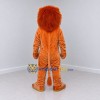 Custom Orange and Brown Lion Mascot Costume Adult Full Body Suit for School Events Custom Orange and Brown Lion Mascot Costume Adult Full Body Suit for School Events